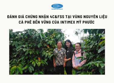 Đánh giá chứng nhận 4C&FSS tại vùng nguyên liệu cà phê bền vững của Intimex Mỹ Phước