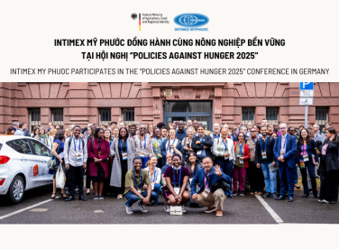 Intimex Mỹ Phước đồng hành cùng nông nghiệp bền vững tại Hội nghị “Policies Against Hunger 2025”