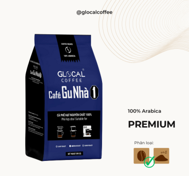 Cà phê hạt rang GLOCAL COFFEE Café Gu Nhà 1 (100% Arabica)